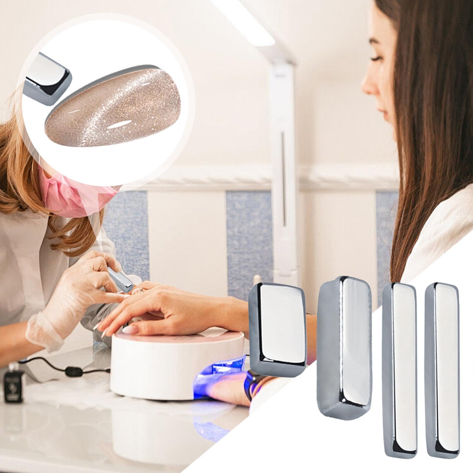 4 x silny magnes ssący, magnetyczny zestaw narzędzi do paznokci, akcesoria do projektowania paznokci, narzędzia do salonu domowego, najlepsze magnesy, profesjonalny zestaw narzędzi do magnesów do