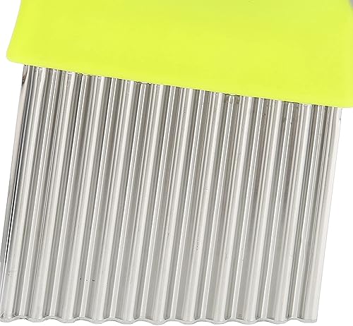 Miniatura 8 de Crinkle Cutter, Stainless Steel Cutting Tool French Fry Cutter Wavy Chopper for Potatoes Carrot Chips and Fruits Vegetable