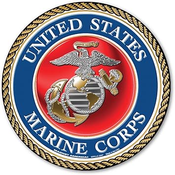 مغناطيس أمريكا USMC ختم المغناطيس هو 5 &times; 5 "مصنوعة للمركبات والثلاجات