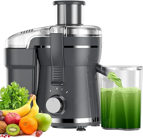 Juicer Machine, 500W Centrifugal Juicer Extractor with 3 Speed &
