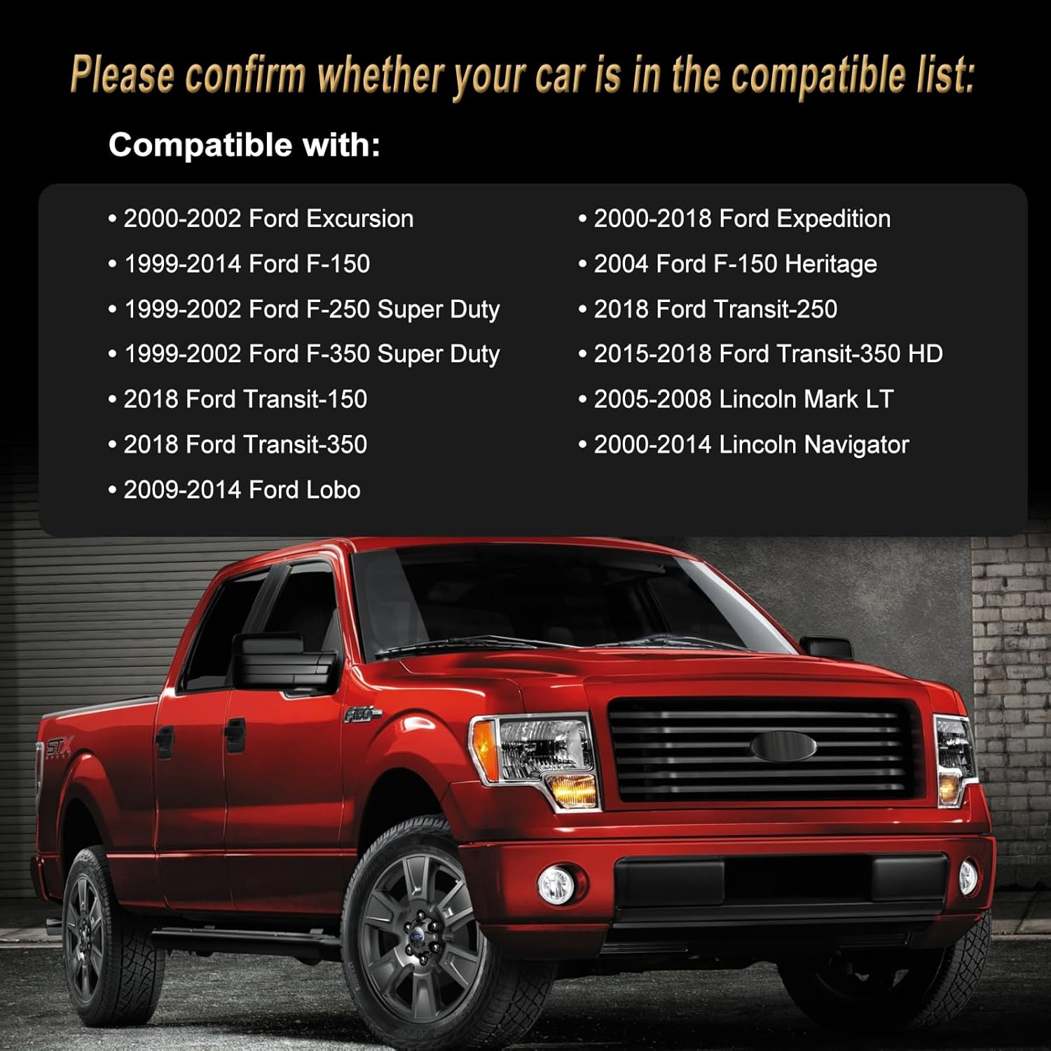 24PCS 14x2 Black Cone/Conical Bulge Seat Wheel Spike Lug Nuts with 1 Socket Key Compatible with Expedition 2000-2018, F-150 1999-2014, Lobo 09-14, Mark LT 05-08, Navigator 2000-2014