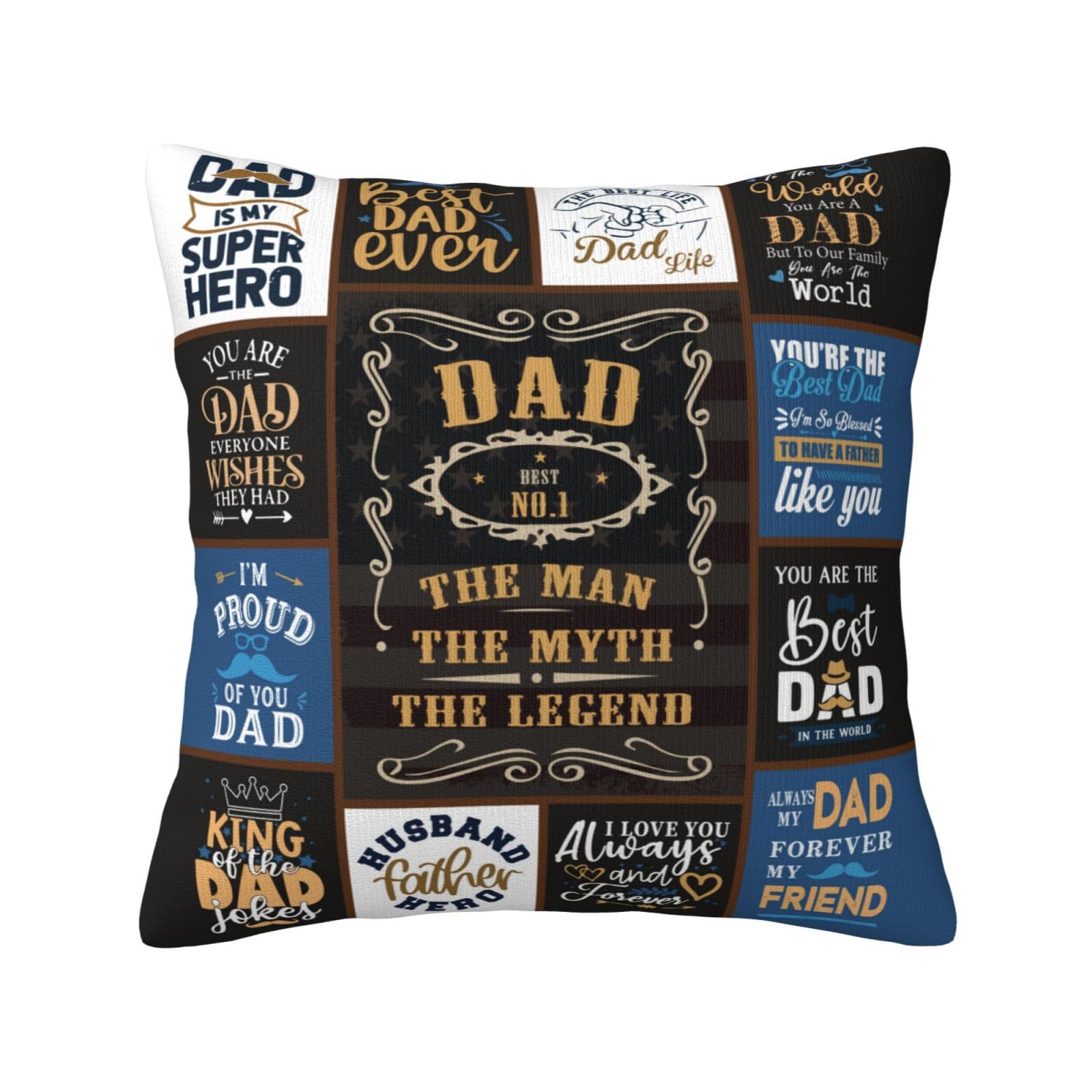 Skizbcw Dad Gifts from Daughter, Gift for Dad from Son, Dads Birthday Gifts Ideas, Presents for Dad from Kids, Best Dad Gifts, Father Bday Gifts Throw