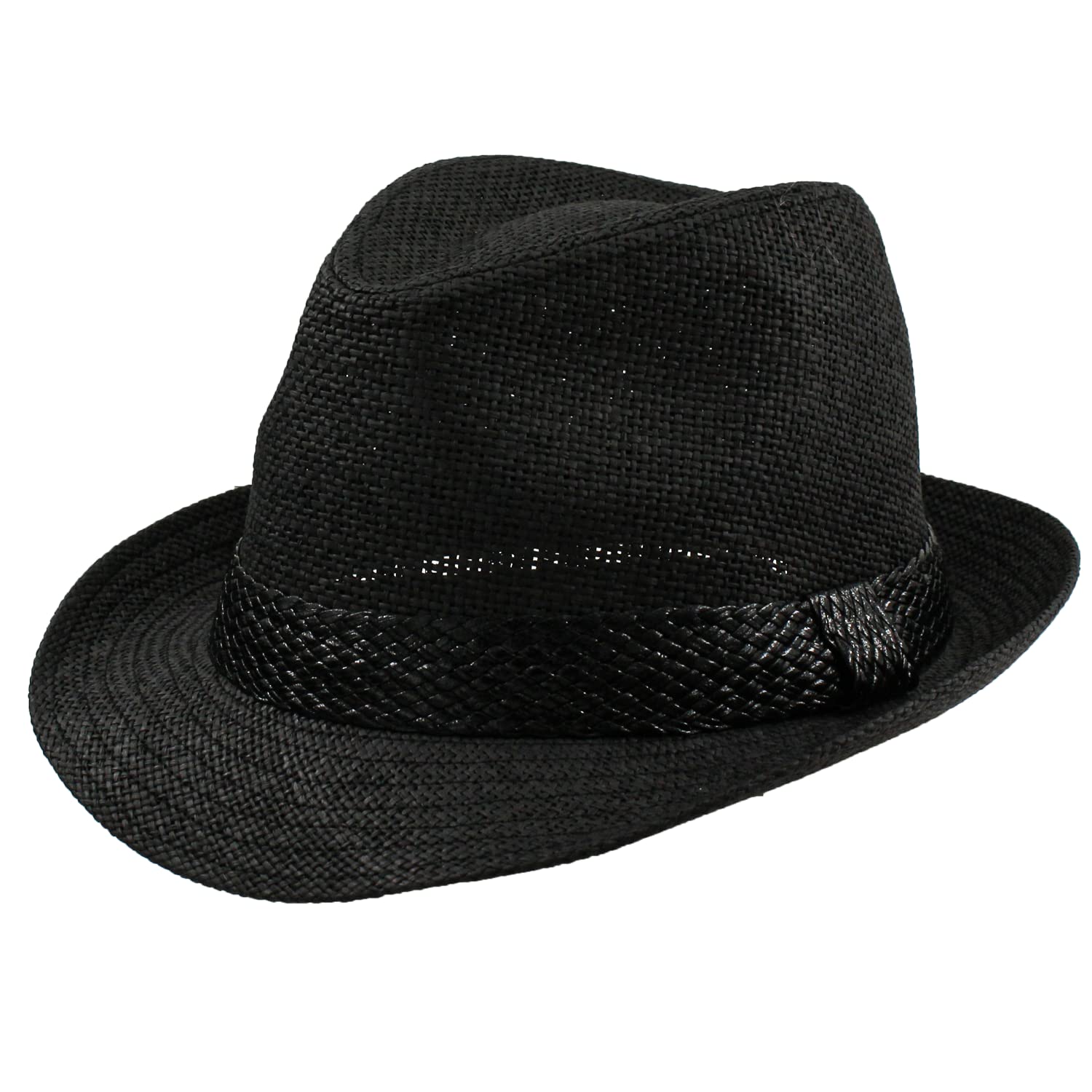 Carnavalife Sombrero Paja de Papel Hombre Mujer Gorra Panamá Verano Playa de ala Corta Moda Unisex 57/58CM