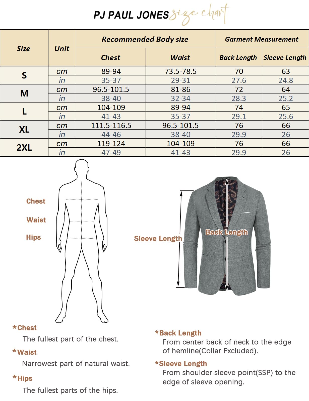 PJ PAUL JONES Sakko Herren Sportlich 2 Knöpfe Regular Fit Anzugjacke Blazer | Leichte | Business | Elegante | Gekerbtem Revers
