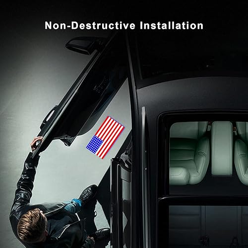 Miniatura 4 de Logotipo LED para puerta de automóvil que nunca se desvanece para Tesla Model 3SXY, proyector de luces de sombra fantasma, lámpara de bienvenida