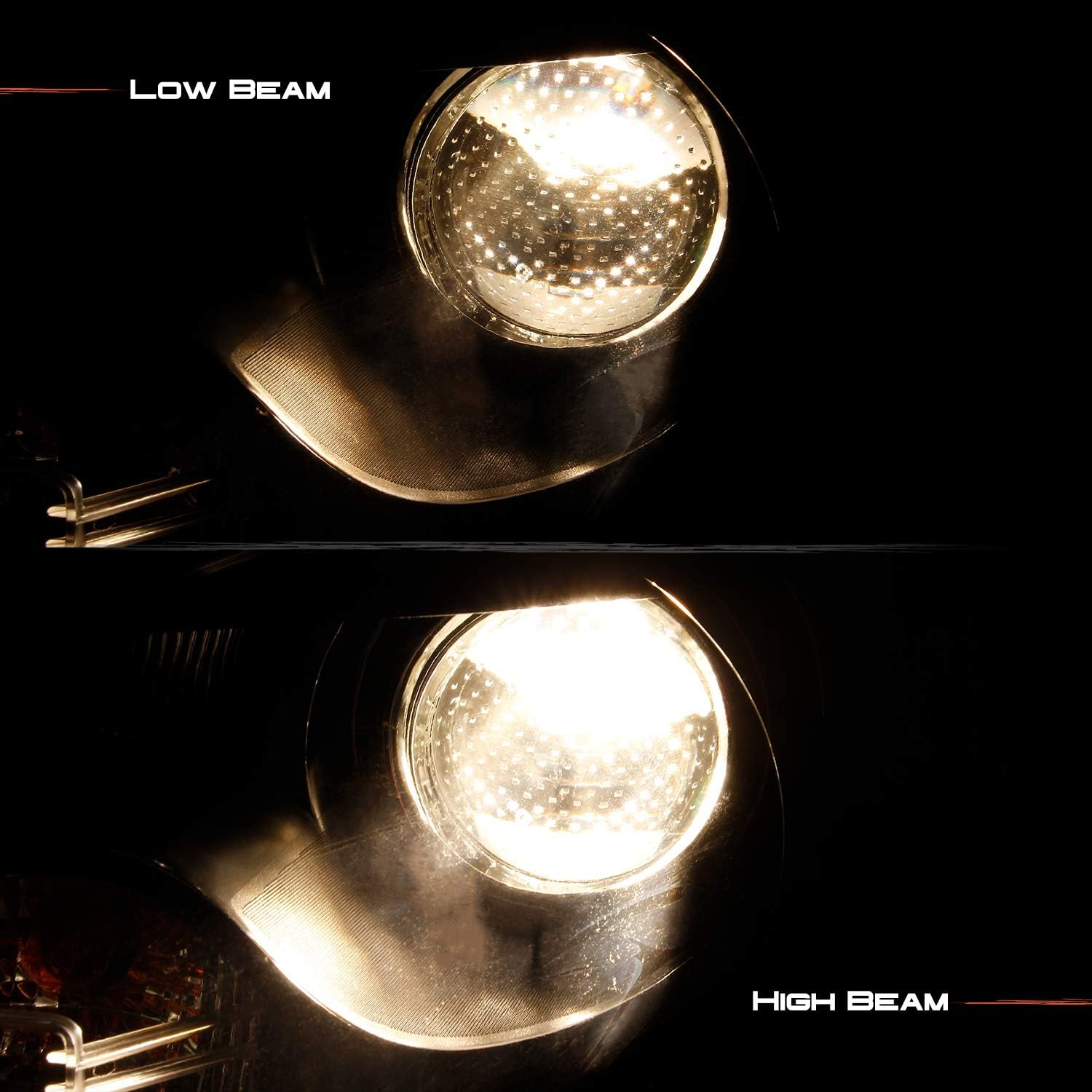 AKKON - For Dodge Dart Halogen Type Black Driver Left Side Front Headlight Head Lamp Front Light Replacement