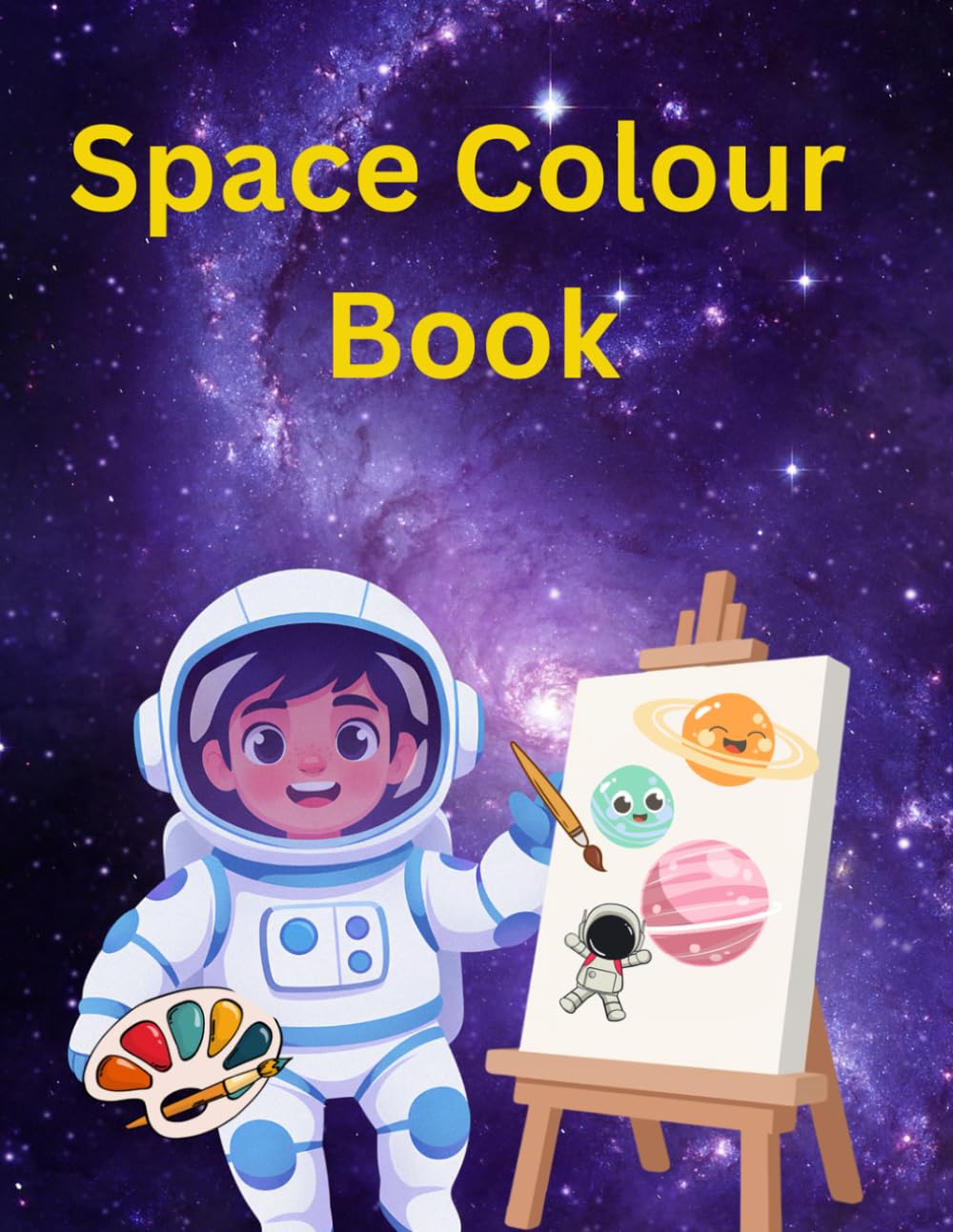 Space colour book