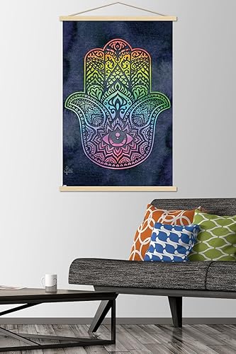 Miniatura 8 de Trends International Brigid Ashwood - Rainbow Hamsa Wall Poster with Magnetic Frame