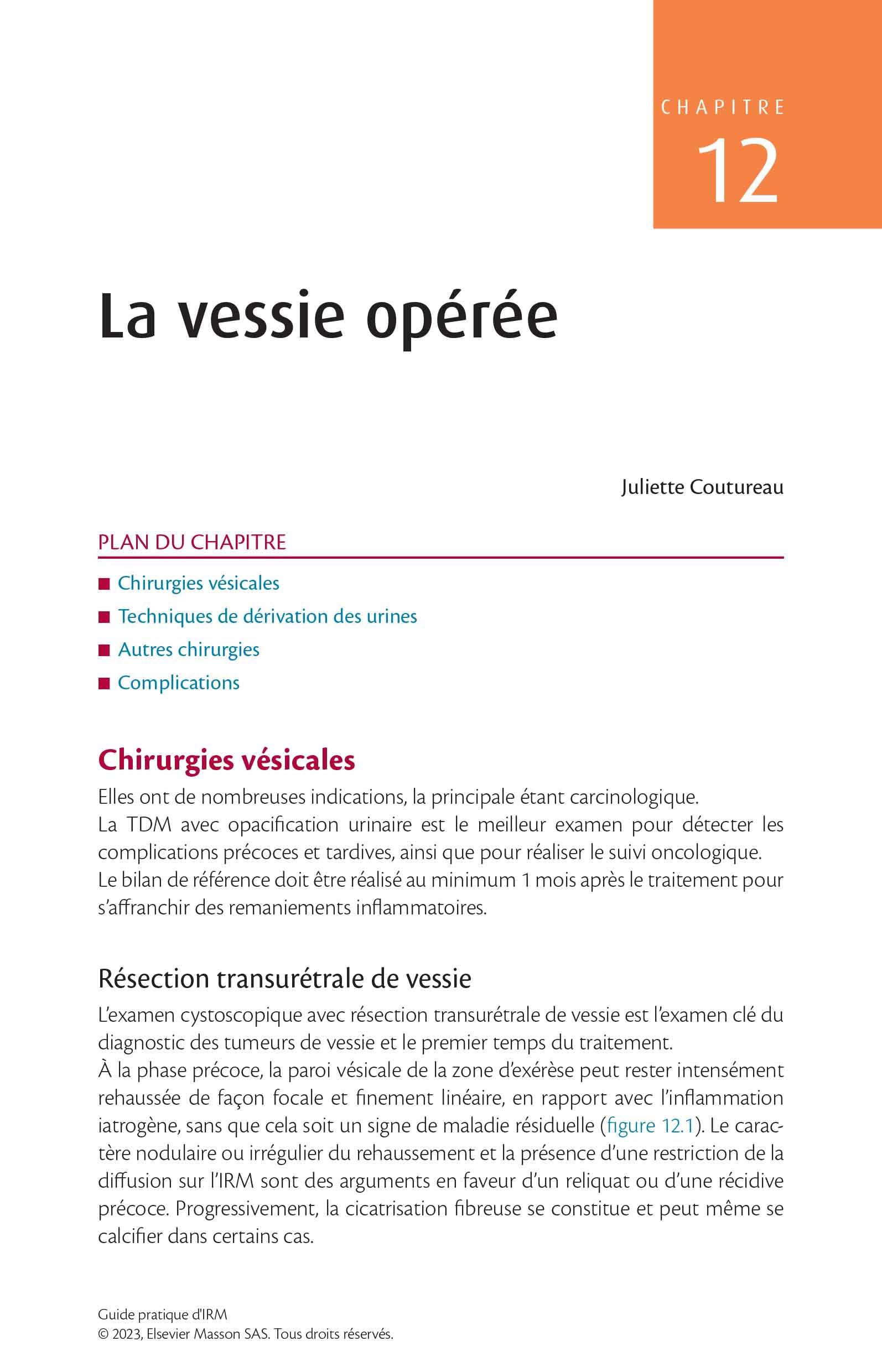 Imagerie de l'appareil urinaire de l'adulte