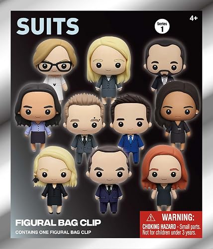 Suits Series 1 – 5" Collectible Bag Clip – Blind Bag (ONE Random Figure) – TV Sh