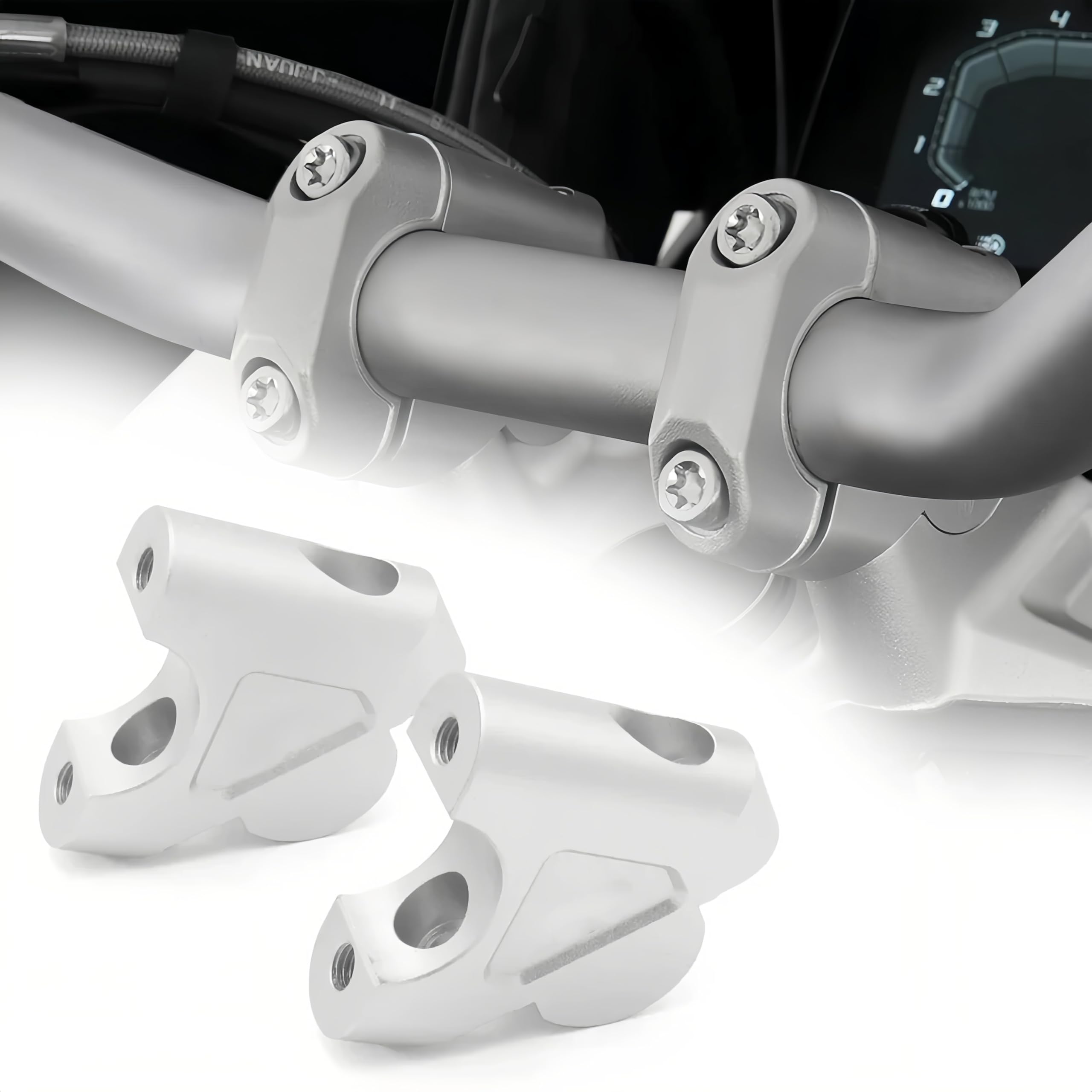 BMW R 1200GS LC ADV Riser Manubrio Moto 32MM Morsetto Drag Adattatore Estensibile