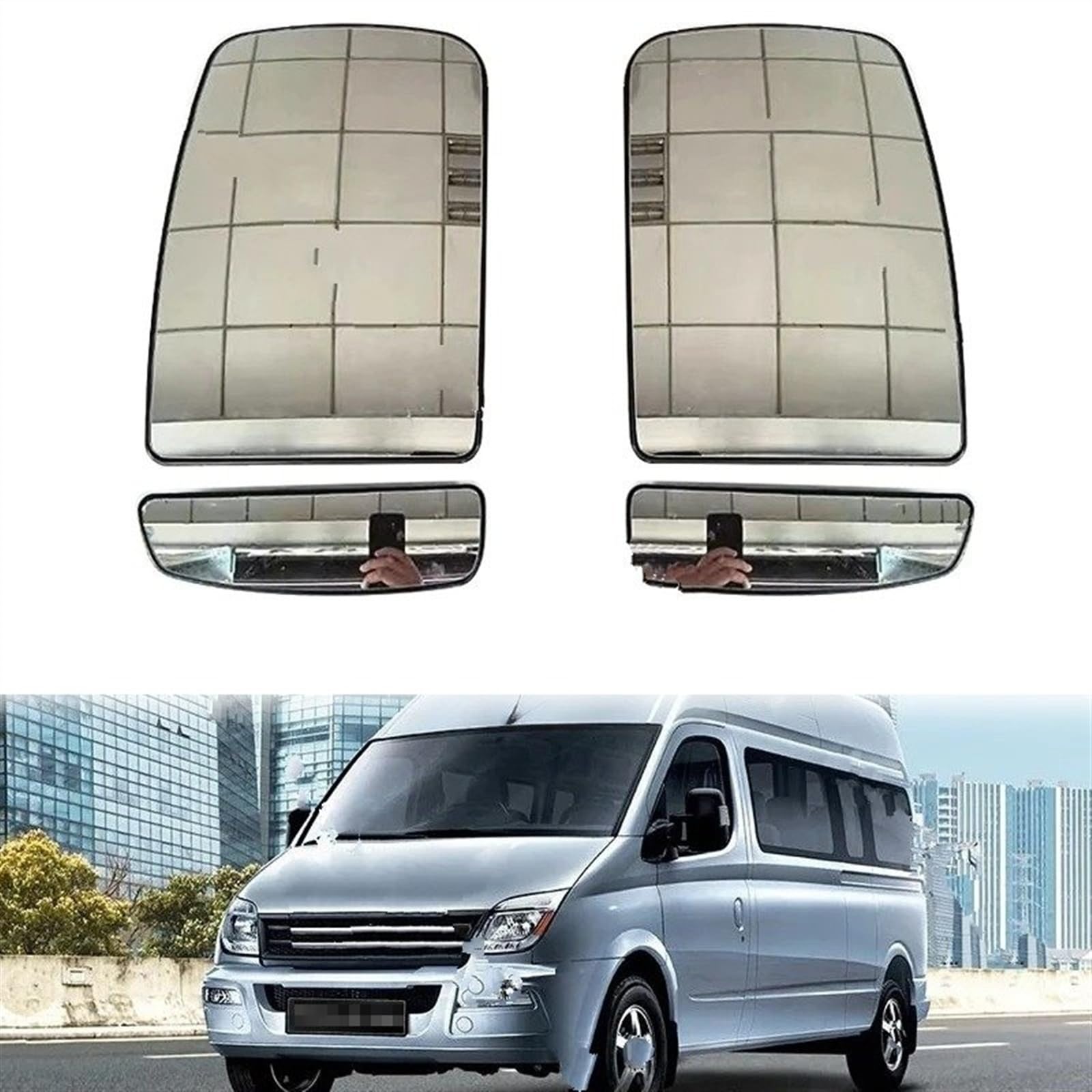 Espejo Lateral Izquierdo Para LDV V80 2013-2021 - Vidrio Solo, Sin Calefacción, Nuevo