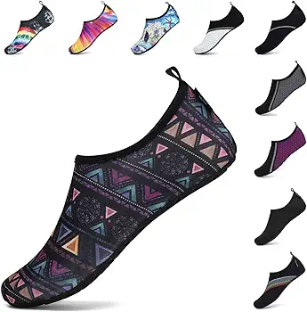 Zapatos de Agua Hombre Mujer Zapatos de Playa Escarpines Verano Secado Rápido Calcetines Natación Calzado Surf Acuàticos Deporte