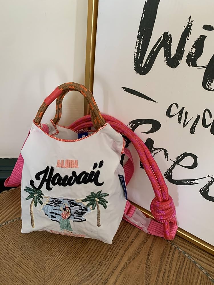 Amazon.co.jp: ミニボールチェーンバッグ エコバッグ 刺繍