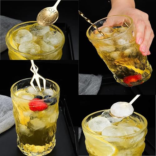 Miniatura 6 de Cuchara mezcladora de acero inoxidable de 12,7 pulgadas (plata)