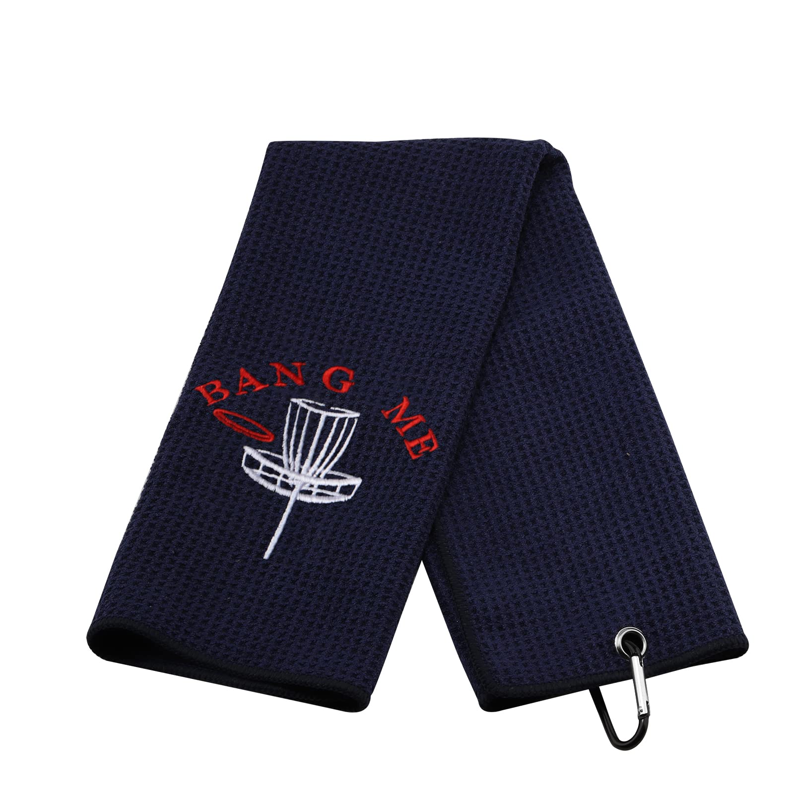 ZJXHPO Golf Towel Disc Golf Lover Towel with Clip Bang Me Funny Golf Towel Gift Embroidered Golfing Towel Gift (Bang Me)
