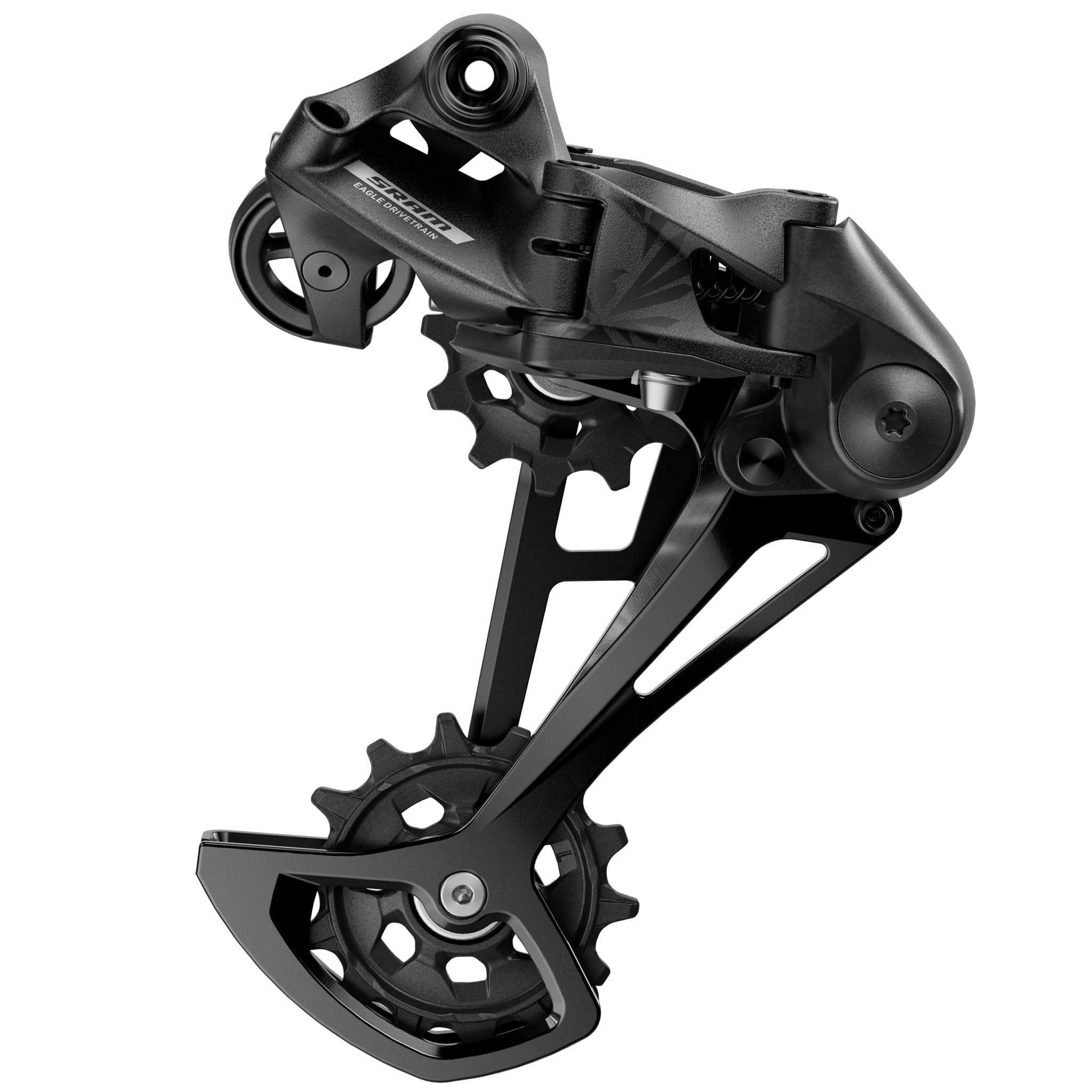 SRAM Deragliatore posteriore S100 Eagle - 12 velocità, capacità di montaggio tradizionale o UDH, gabbia lunga, 50t Max, nero