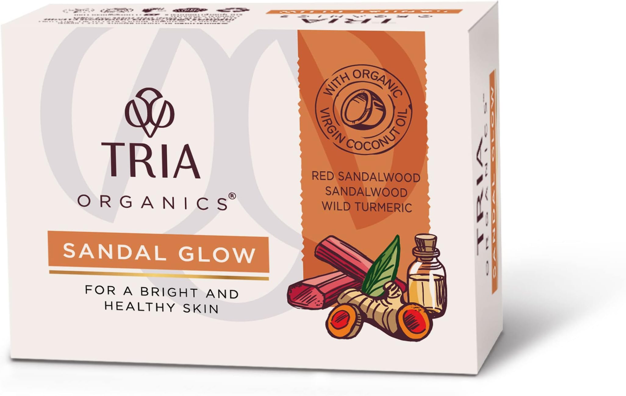 Sandalwood, Red Sandalwood & Turmeric - Skin Nourishing Bathing Soap