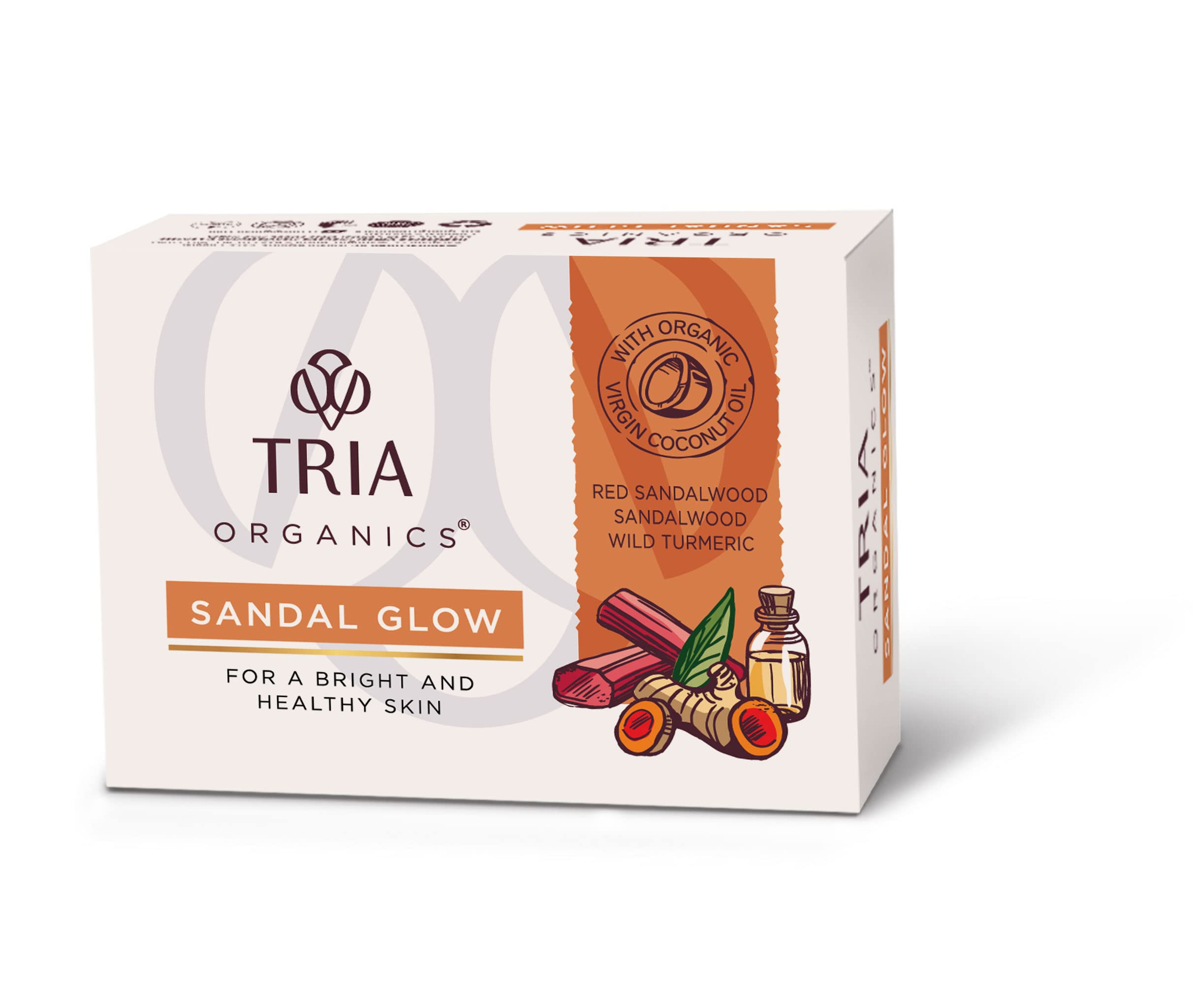 Sandalwood, Red Sandalwood & Turmeric - Skin Nourishing Bathing Soap