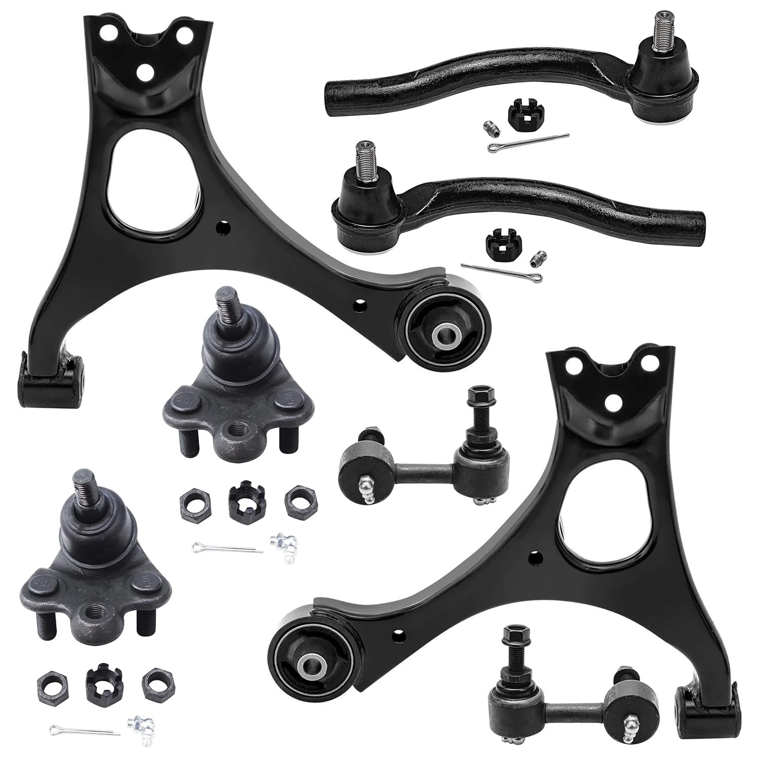 Detroit Axle - Front End 8pc Suspension Kit for 06-11 Honda Civic 2006 2007
