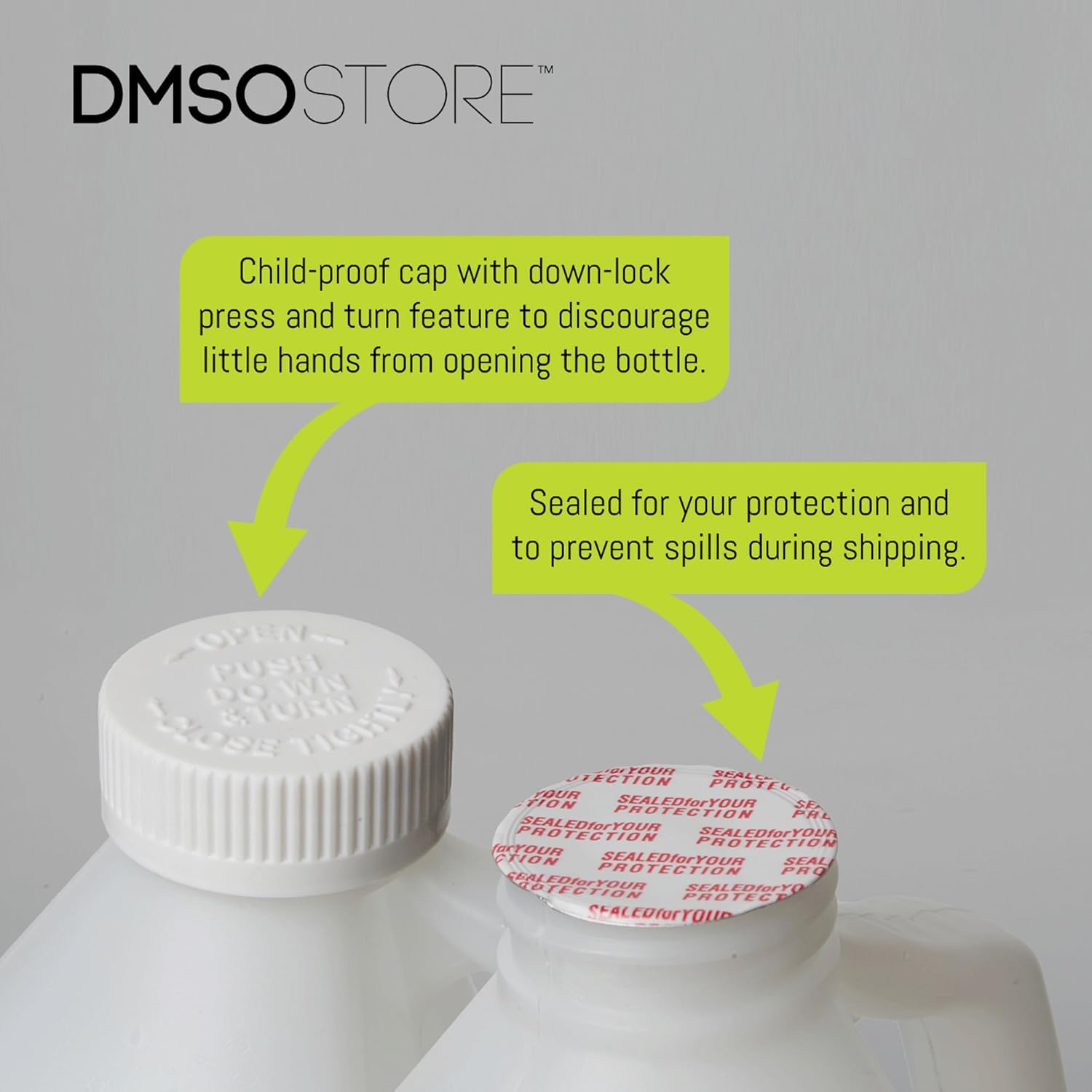 DMSOSTORE DMSO Dimethyl Sulfoxide One Gallon Non-diluted 99.995% Low odor Pure Pharma grade Liquid