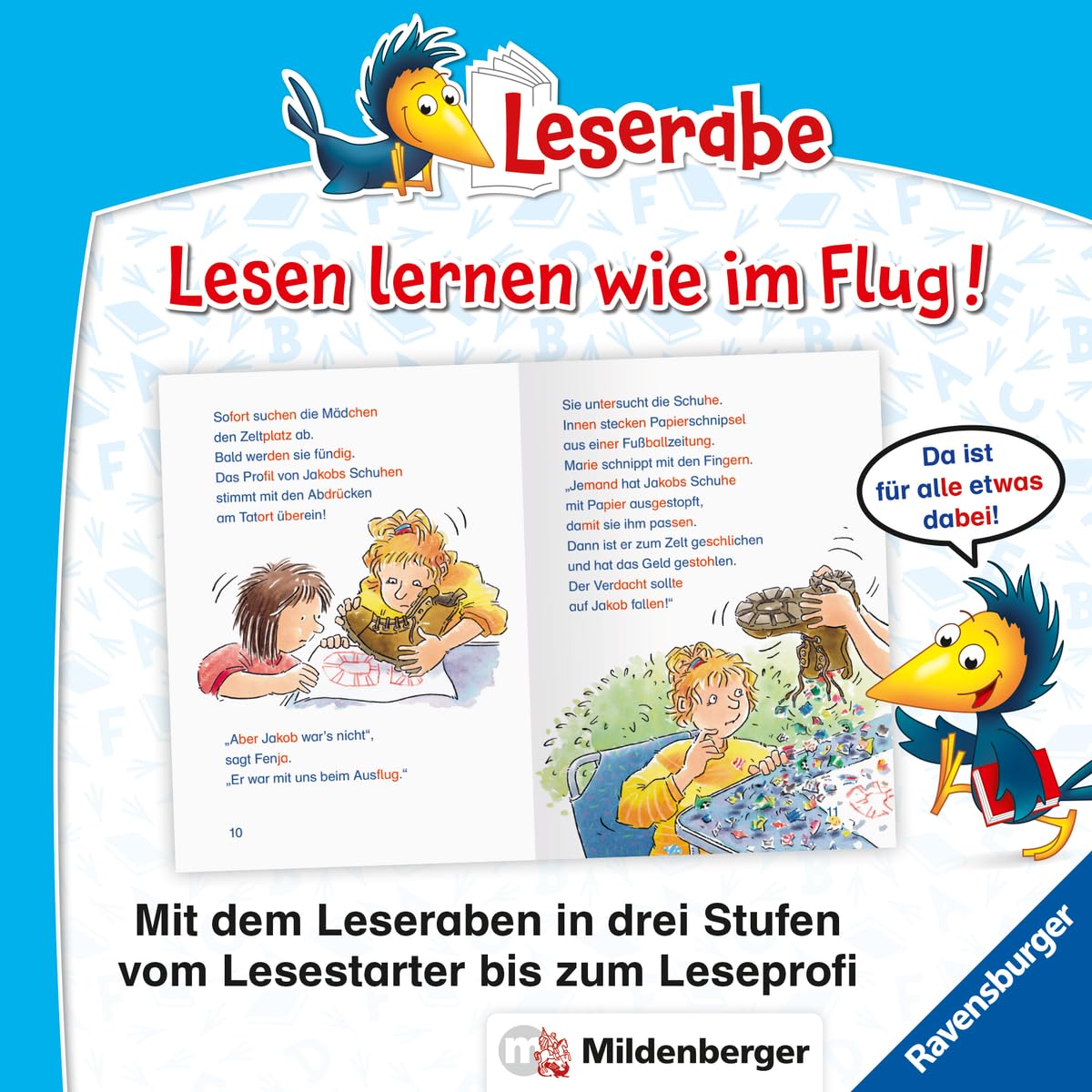 Krimigeschichten zum Mitraten - Leserabe ab 2. Klasse - Erstlesebuch für Kinder ab 7 Jahren (mit Mildenberger Silbenmethode)