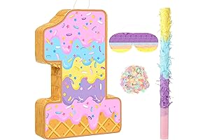 Aoriher Number 2 Ice Cream Pinata (Summer Birthday Pinata)