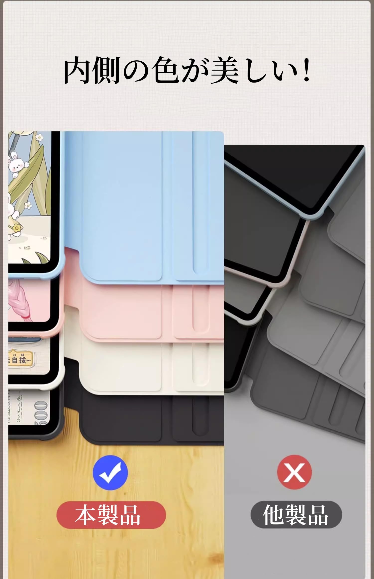 Amazon.co.jp: 360度回転 iPad 第9/8/7世代 iPadAir3 iPadPro10.5