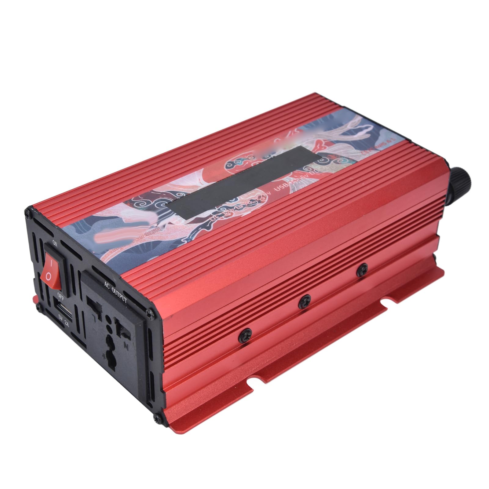 Przetwornica Czystego Sinus 300W, 12V na 220V AC Samochodowy (Red)
