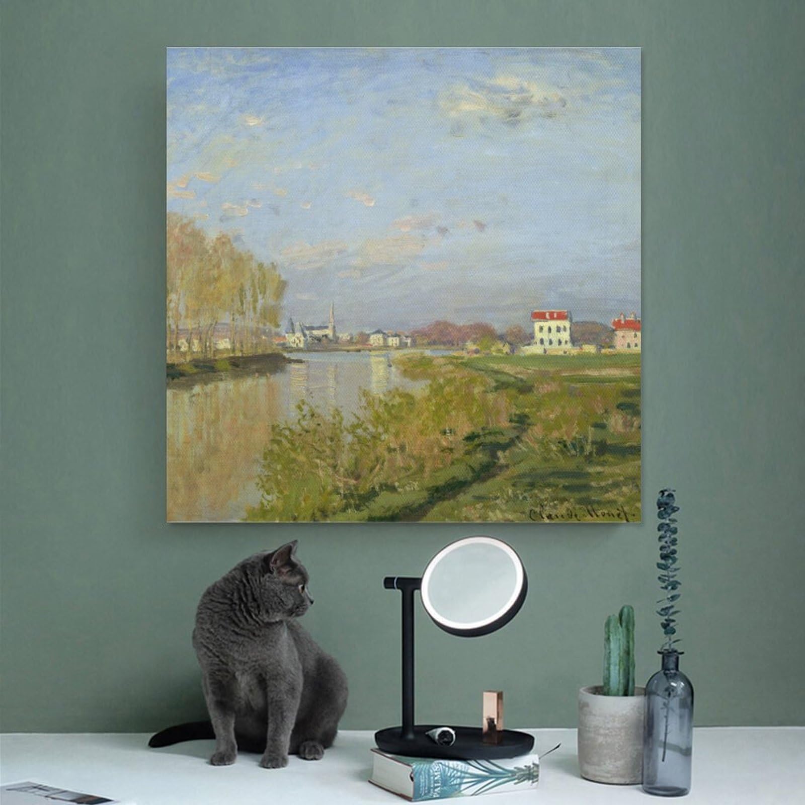 Amazon.co.jp: クロード・モネの「アルジャントゥイユのセーヌ川、1873