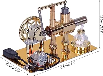 Amazon.co.jp: スターリングエンジンモデル熱風スターリングエンジン