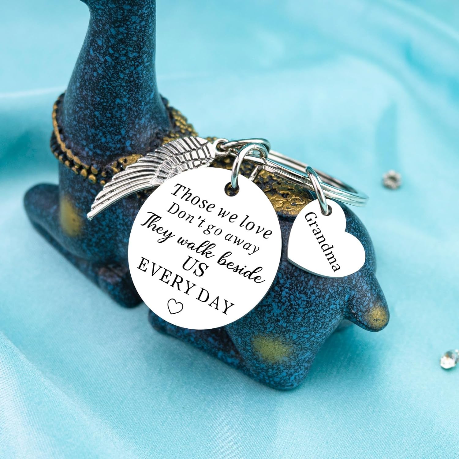 Sympathy Gifts for The Loss Of Dad Mom Brother Son, Bereavement Memorial Gifts-They Walk Beside Us Every Day - Image 4