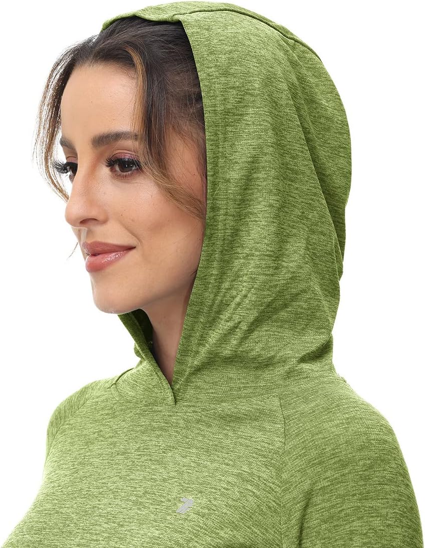 Gopune Women's UPF 50+ Sun Protection Hoodie Shirt Long Sleeve Lightweight Quick Dry Running Fishing Hiking Shirt - Image 3