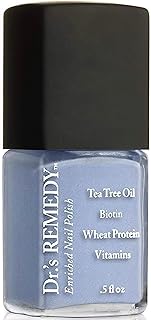 Dr’s Remedy Enriched Nail Polish: Non Toxic, All Natural, and Organic - Doctor Formulated: Strengthens, Restores, Heals, and Protects '24-Free' - PERCEPTIVE Periwinkle