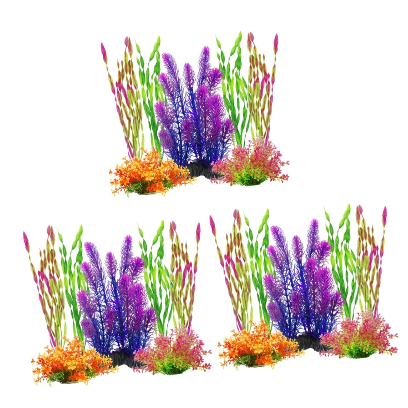 Plantes pour aquarium plastique YARNOW filet et herbe eau étang poisson