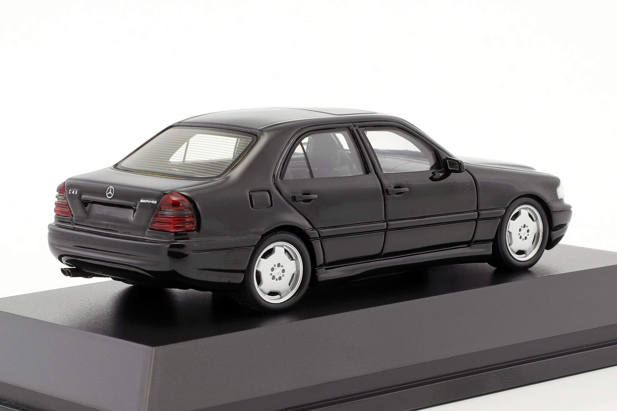 Spark Mercedes-Benz C43 AMG Baujahr 1997-2000 schwarz 1:43: Amazon