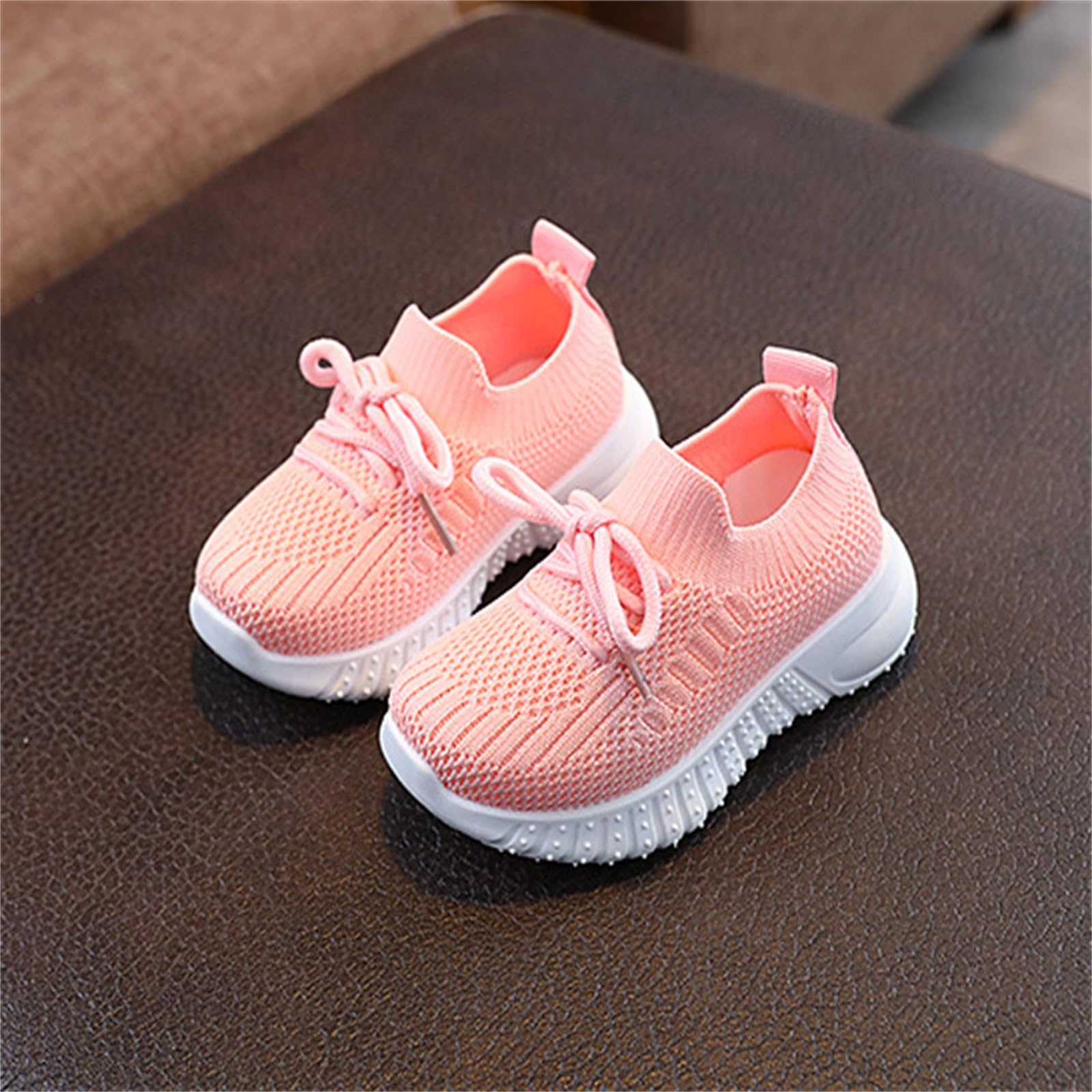 Genérico Zapatos de Malla para bebé niño niña Antideslizantes Primeros Pasos Transpirables Ligeros Flexibles cómodos duraderos Ajustables Seguros