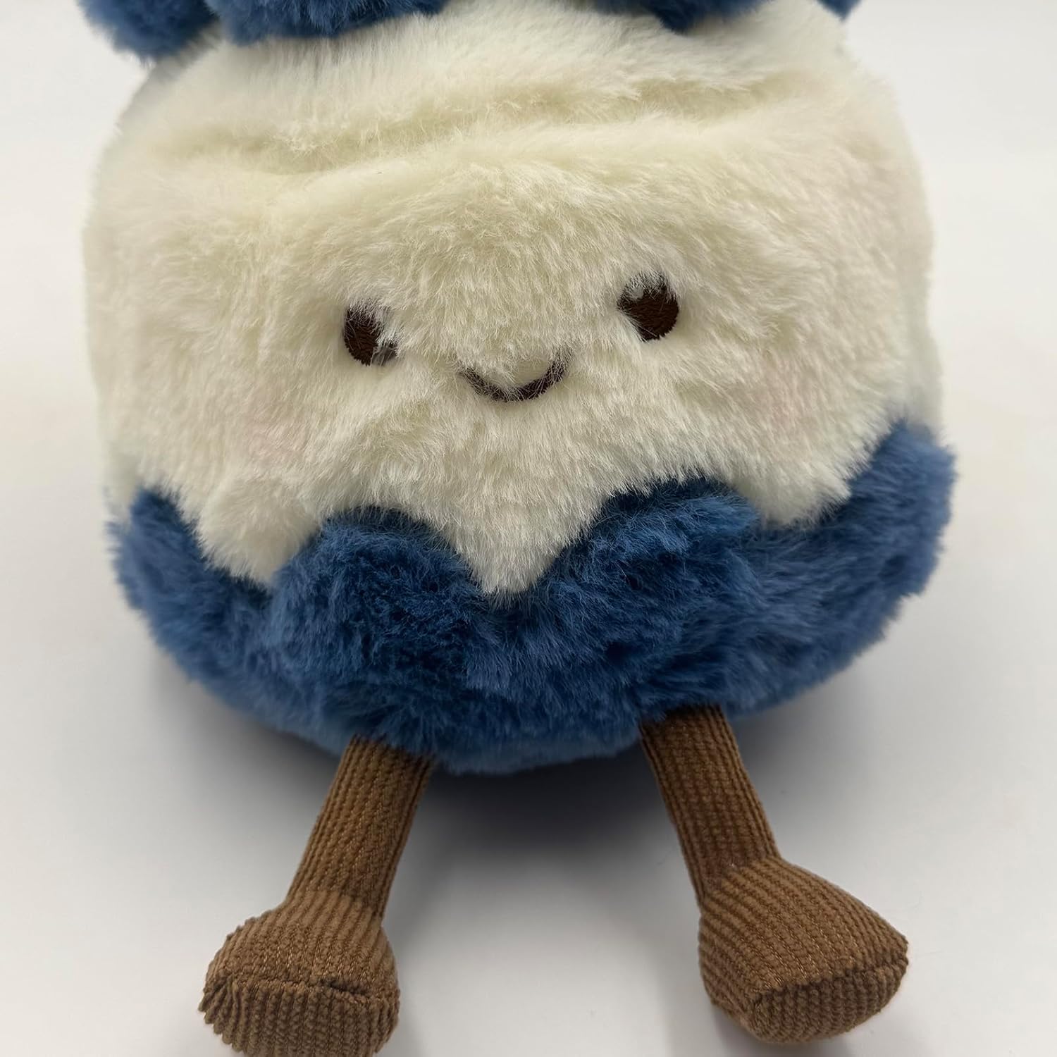 8" Birthday Cake Plush Cute Smile Cake Pillow Stuffed Animals with Legs & Smiley Face Funny Soft Food Plushies Toy for Gifts for Kids Birthday