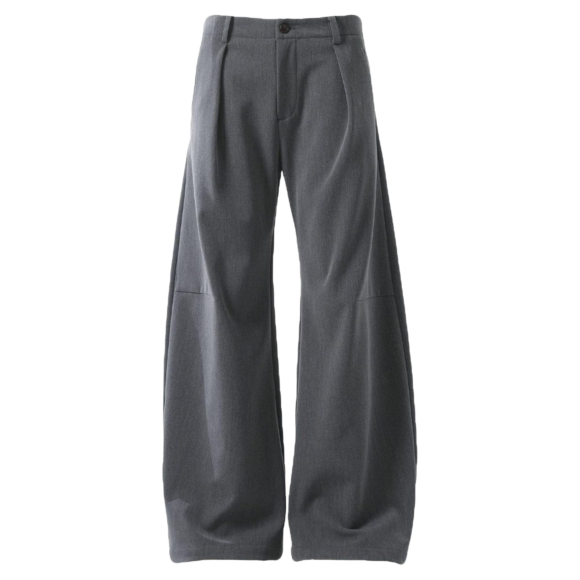 Pantaloni larghi da uomo a gamba larga plissettati vestibilità ampia pantaloni stile vecchio denaro pantaloni vestibilità rilassata pantaloni a gamba larga per uomo