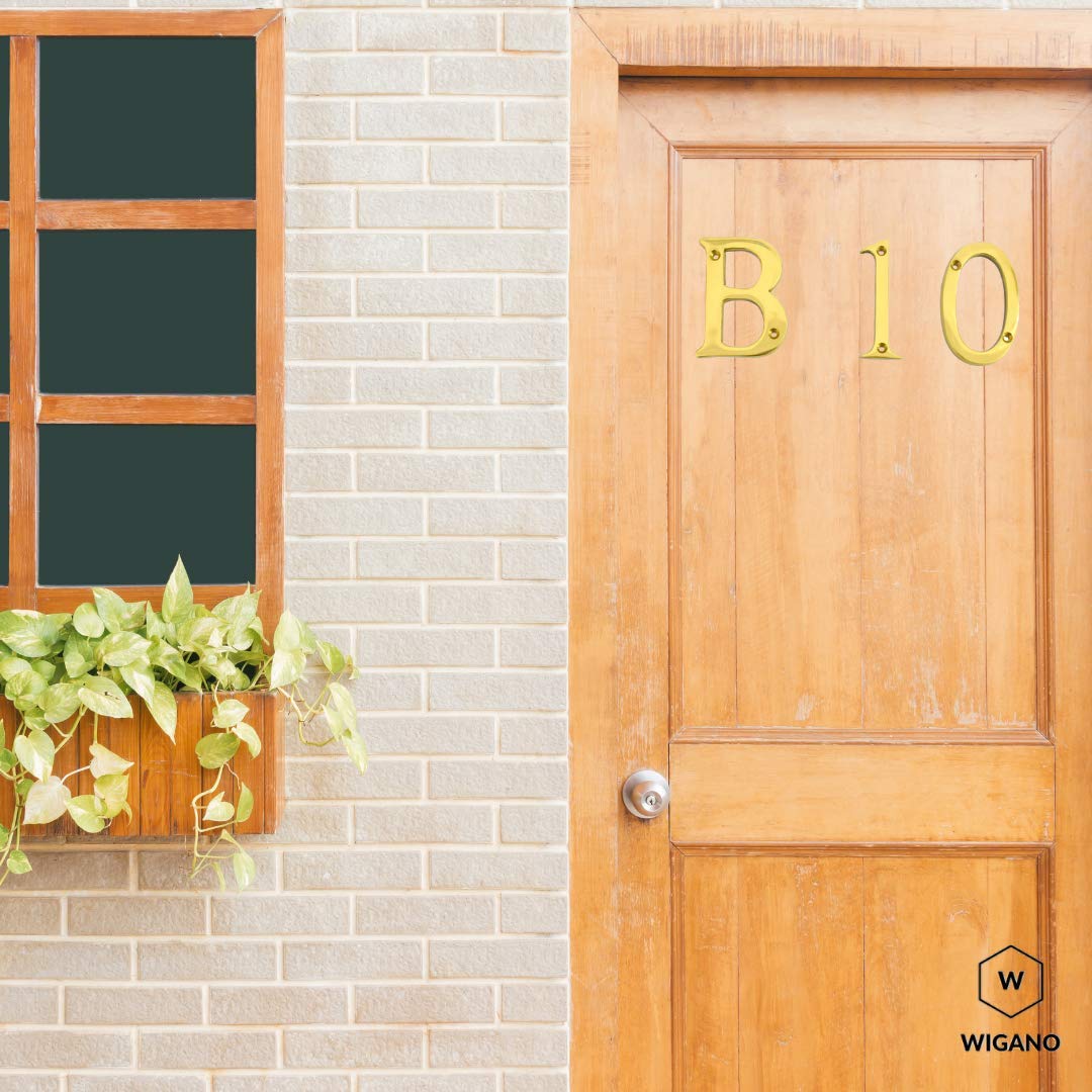 3" House Door Alphabets Brass Yellow (Alphabet L) — Amazon image 19