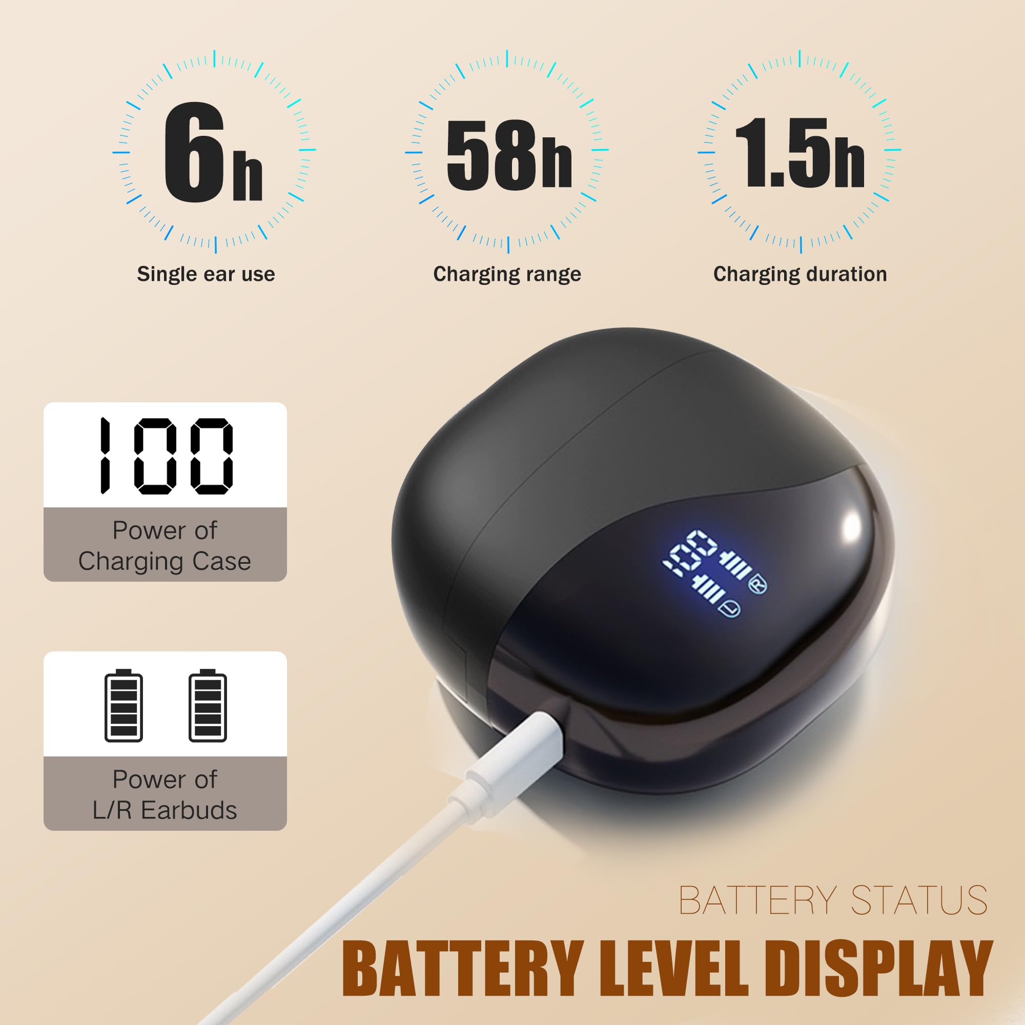 Écouteurs De Traduction IA Sans Fil – Écran Tactile LCD – Traduction En Temps Réel En 144 Langues – Annulation Du Bruit - 11