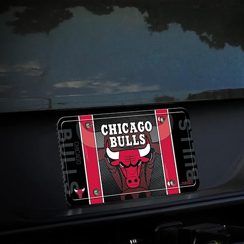 Miniatura 191 de Rico Industries Etiqueta de metal de baloncesto de la NBA de 6 x 12 pulgadas, ideal para camiones/coches/SUV