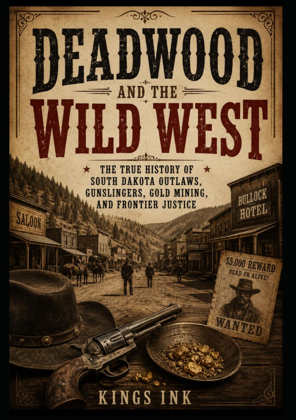Deadwood and the Wild West: The True History of South Dakota Outlaws, Gunslingers, Gold Mining, and Frontier Justice