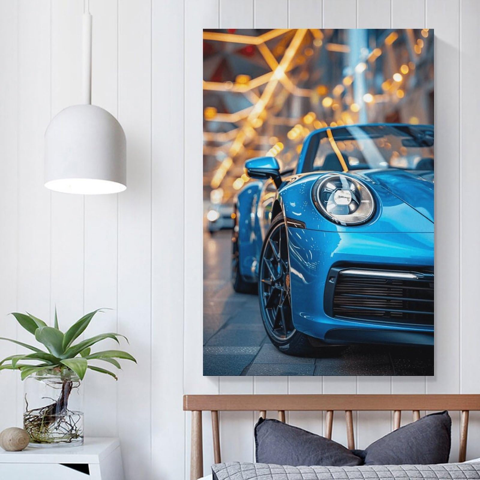 Amazon.co.jp: ポルシェ911車ポスター (6) 印刷 壁アート 油彩画
