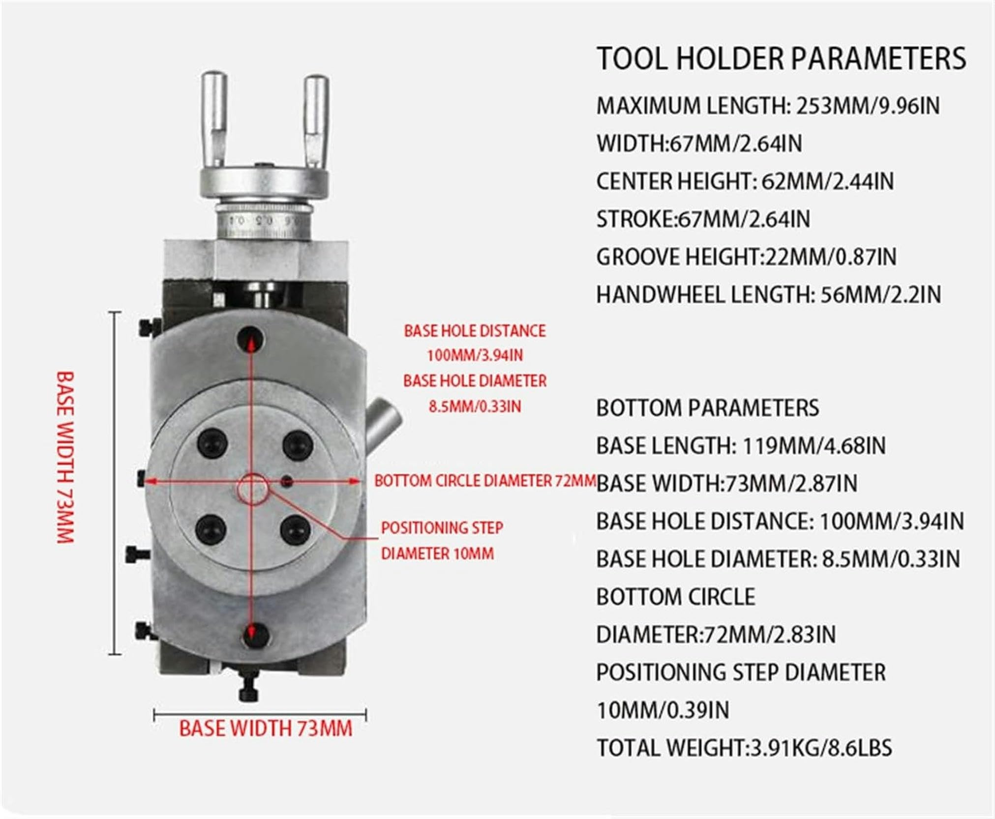 Zestaw narzędzi tokarskich, szybka wymiana narzędzi metalowych, zakres 190 mm - 495 mm, idealny do WM180V WM210V, precyzyjne narzędzia do obróbki drewna i obróbki metali