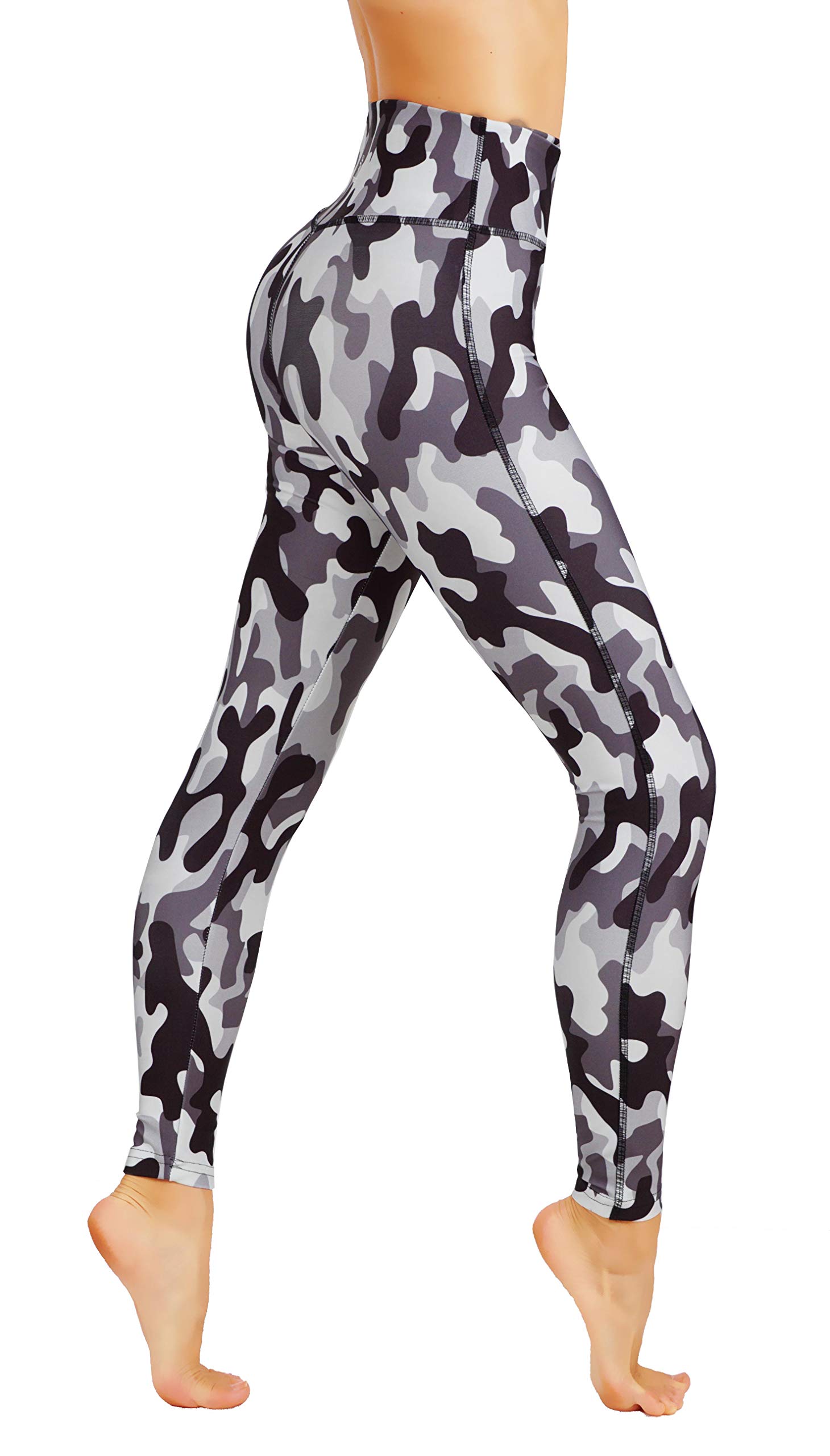 CODEFITYoga Dry-Fit Pants Workout Printed Leggings Ombte Print XS-3XL
