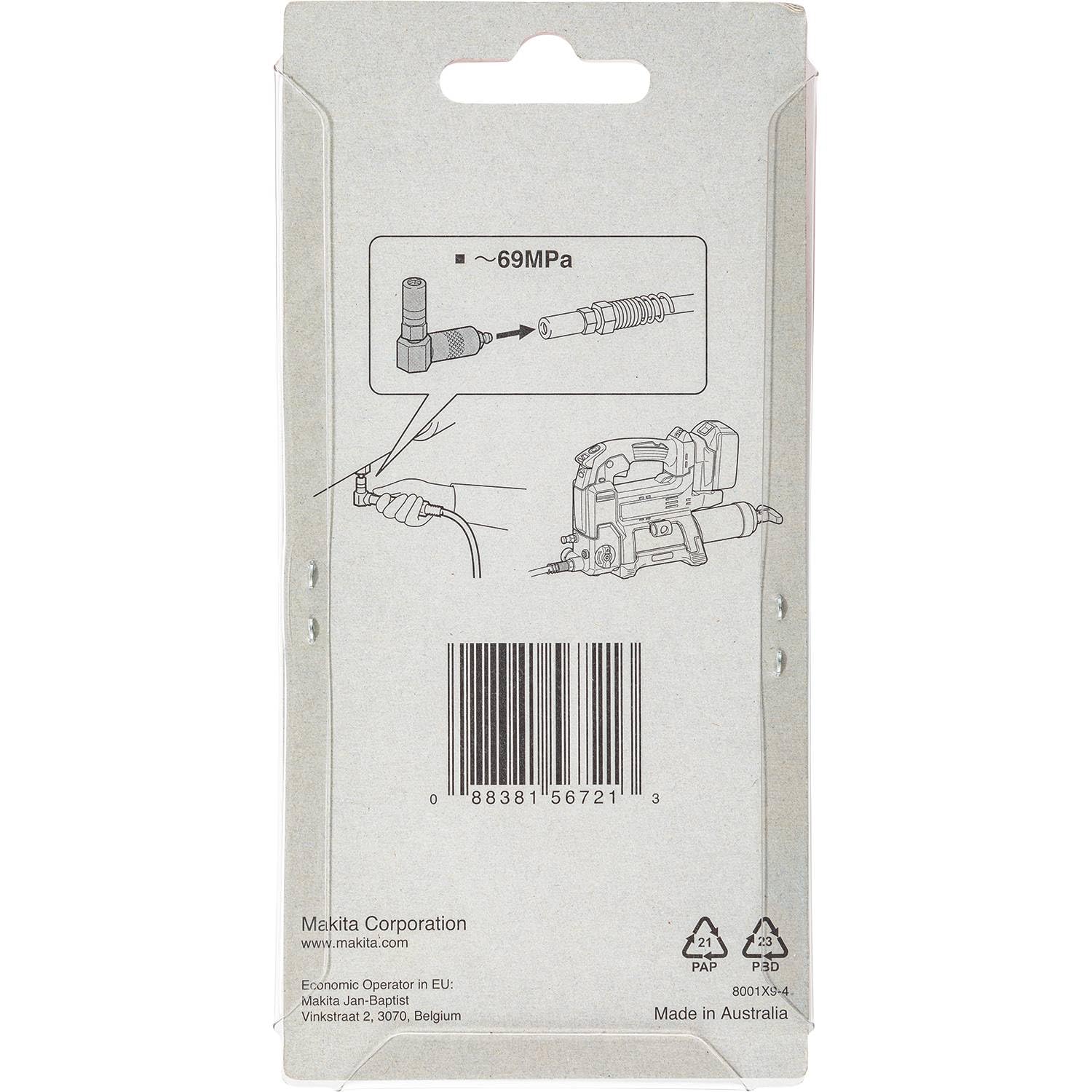 Makita Zestaw adapterów kątowych 191A77-3 do DGP180