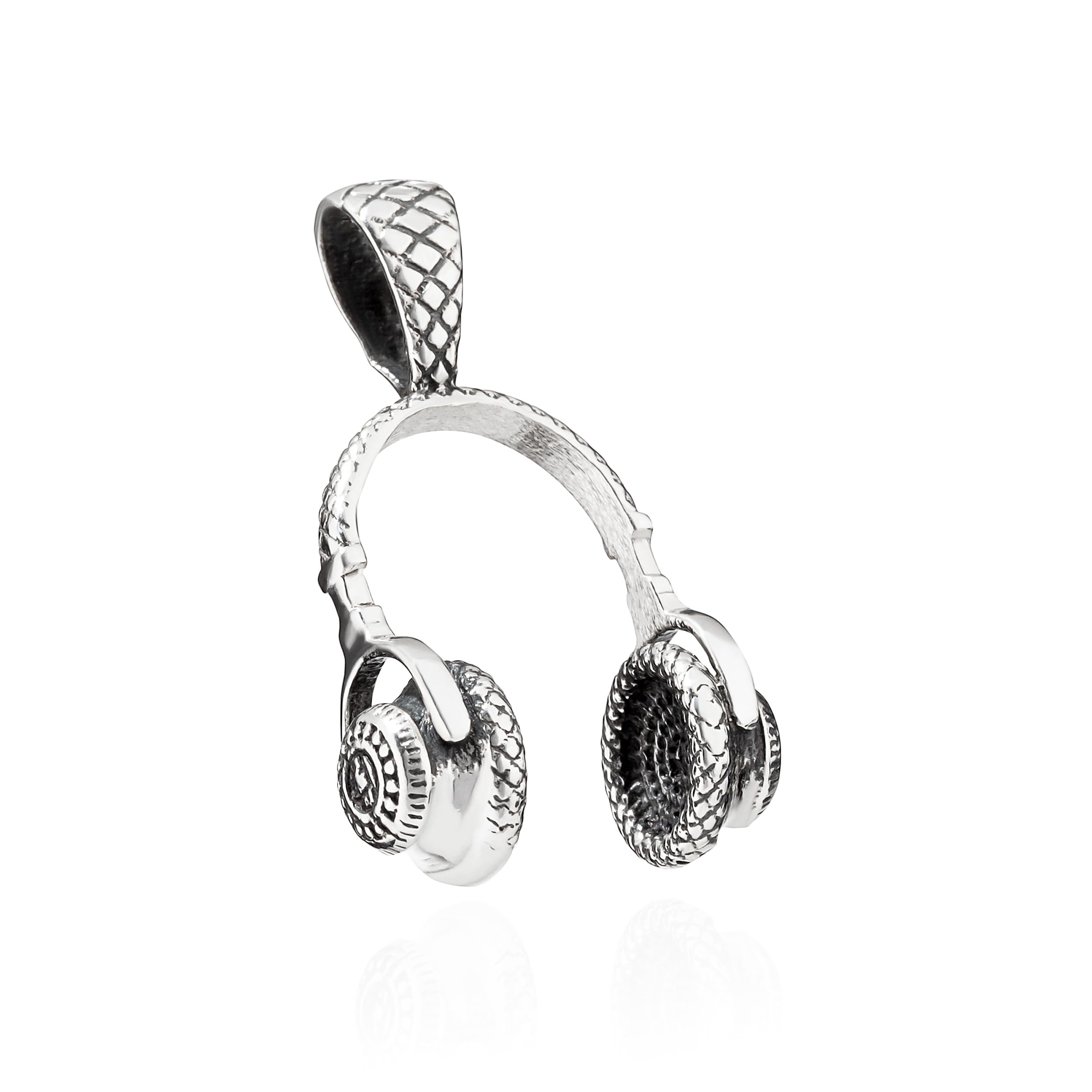 NKlaus Colgante de plata de ley 925, 20 x 18 mm, para amantes de la música, 15846, Plata esterlina