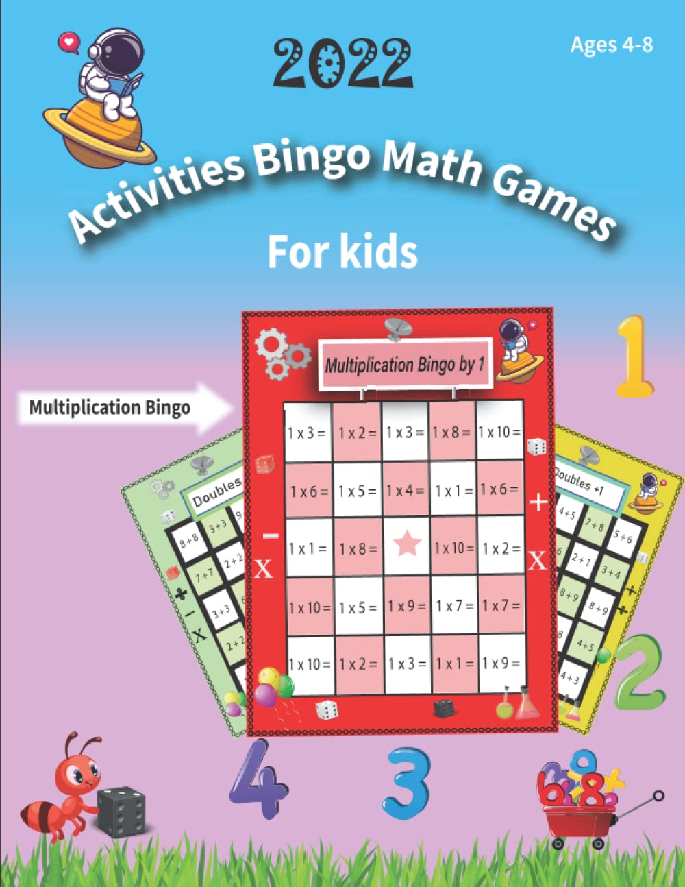 Activities Bingo Math Games For Kids 2022: Multiplication Math War Bingo Games | Multiplication Bingo | Ages 4-8