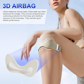Silicone Patellar Tendon Support Strap 2 Pack, Adjustable Non-Slip Patella Band Stabilizer Knee Brace for Running, Hiking, Jumpers Knee, Tendonitis, Basketball, Volleyball, Squats